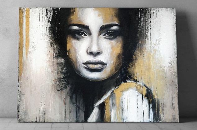 Dorota Kalinowska ; SPOJRZENIE portret kobiety 120x90