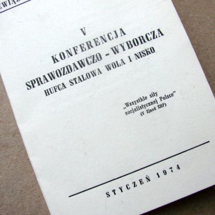 pami�tki PRL-u zaproszenie na konferencj� ZHP
