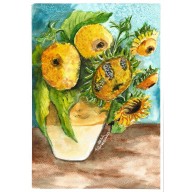 Słoneczniki w wazonie