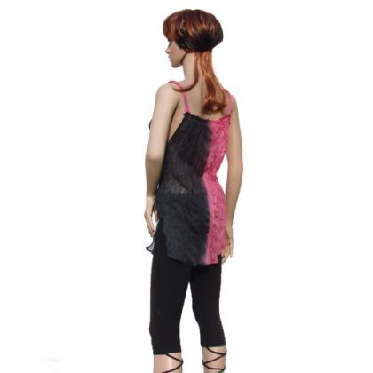 topy black-pink top