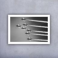 Plakat Samoloty - W szyku 100x70