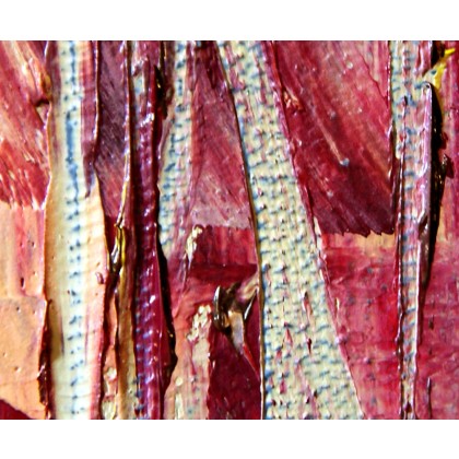 proDekorStudio Joanna Wach - obrazy olejne - ABSTRAKCJA 21 czerwone maki foto #3