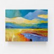 Fioletowa rzeka  - obraz akrylowy 40/30 cm
