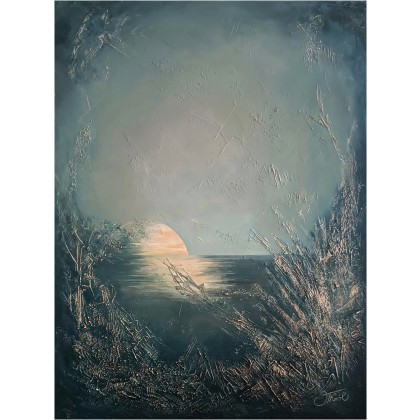 Symfonia zachodzącego słońca, Olej 60 x 80 cm., Joanna Tomczyk, obrazy olejne