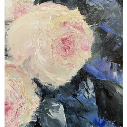 Myroslava Burlaka - obrazy olejne - Kwiaty. Delikatne róże. foto #2