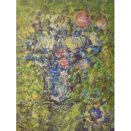 Kwiaty, 60x80 cm, Eryk Maler, obrazy olejne