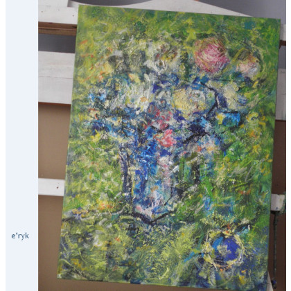 Eryk Maler - obrazy olejne - Kwiaty, 60x80 cm foto #2