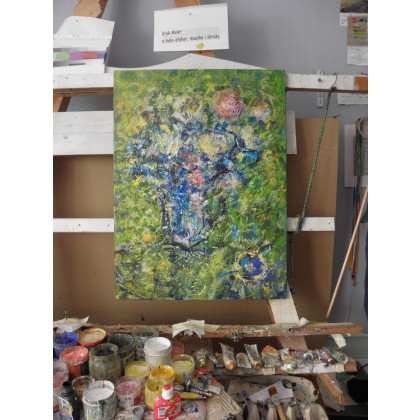 Eryk Maler - obrazy olejne - Kwiaty, 60x80 cm foto #3