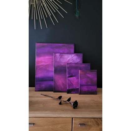 Jessica Popko - obrazy akryl - obraz Purple Rain foto #1