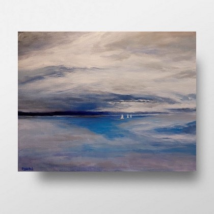 Paulina Lebida - obrazy akryl - Morze -obraz akrylowy 50/40 cm foto #1