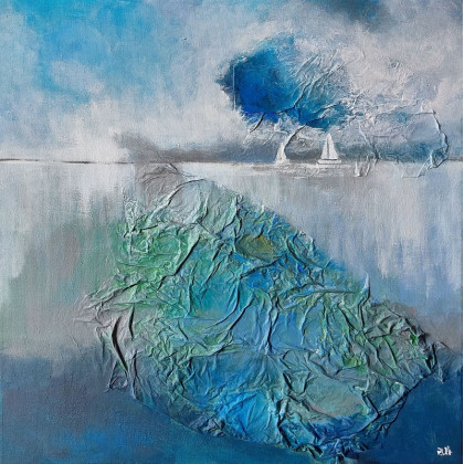 Paulina Lebida - obrazy akryl - Morze-obraz akrylowy 40/40 cm foto #1