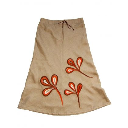 sp�dnice,spodnie lniana maxi