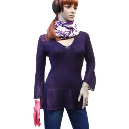 sukienki,tuniki violet tunic