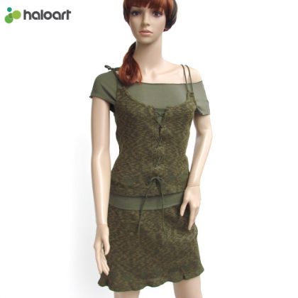 swetry lady in green-komplet S