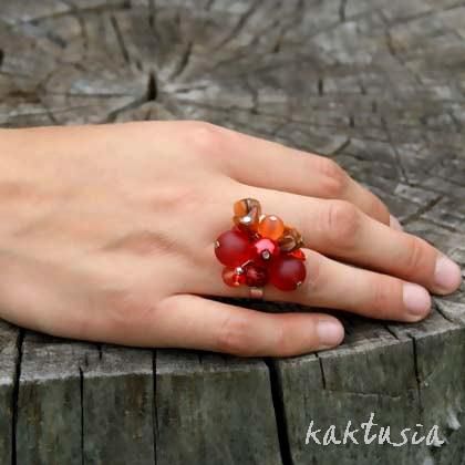pier�cionki fire ring
