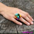 pier�cionki multicolor ring foto #3