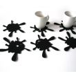 HANDMADE DLA DOMU filcowe czarne plemy foto #1