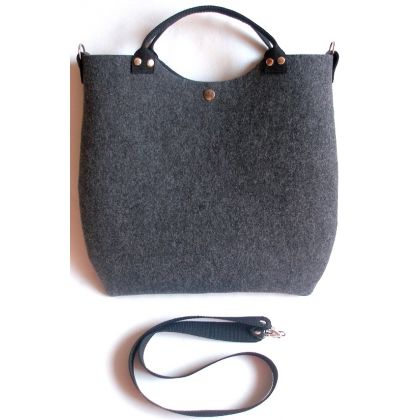 torby na rami� Antracytowa elegancja