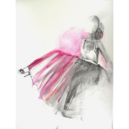 Alina Louka - rysunki tech.mieszana - flamenco foto #3