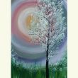 "Wiosna" obraz olejny 30x21cm