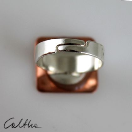 Caltha - pierścionki - Z zawijasem II - piescionek foto #4