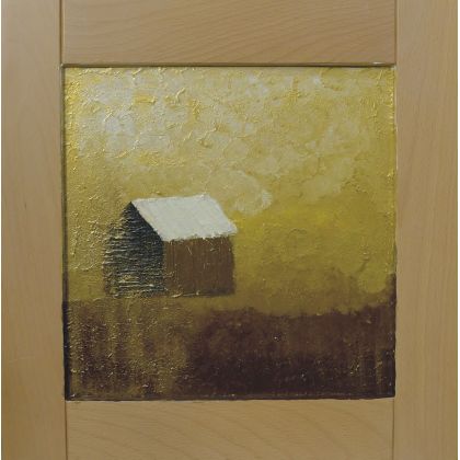 Domek III, Krystyna Ciećwierska, obrazy akryl