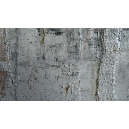 Krystyna Ciećwierska - obrazy akryl - struktury zimowe IV foto #1
