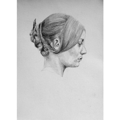 Jane Eyre, Natalia Biegalska, rysunki tech.mieszana