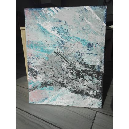 Abstrakcja, Iwona Jaworska, obrazy akryl