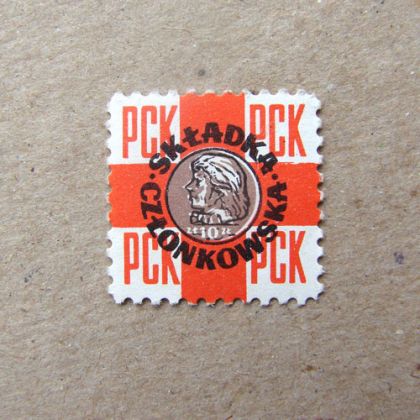 Pami�tki PRL-u znaczek PCK
