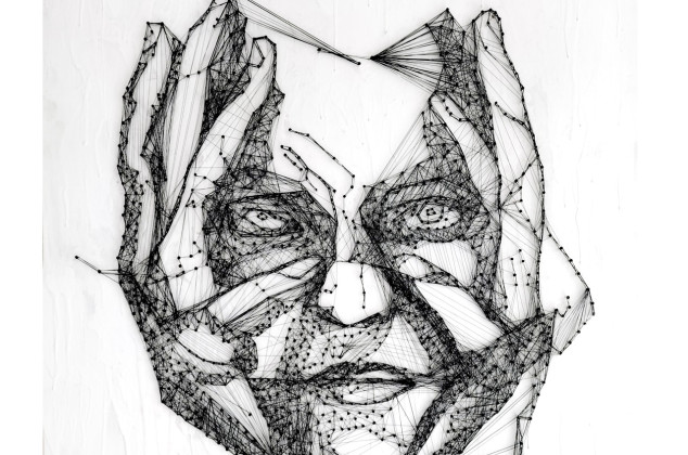 Grzegorz Zalewski ; „Twarz z Nici” – String Art