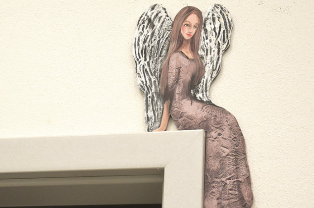 Anawa-art ; Anioł opiekun... Ręcznie malowane.