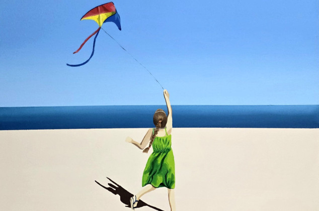 Monika Adamczyk ; Dziewczynka w sandałach