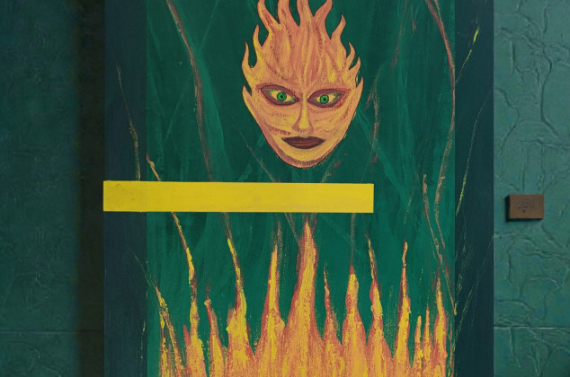 Damian Gmiterek ; Strażniczka przemiany, 75x55 cm