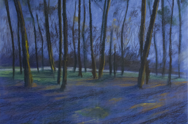 Bogna Woskowicz ; Pejzaż leśny