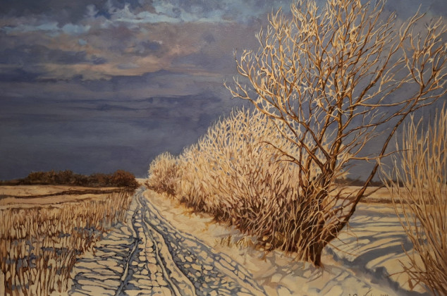 Iwona Orzechowska-Wiater ; Pejzaż zimowy