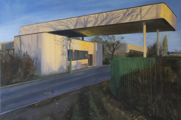 Bogna Woskowicz ; Pejzaż łódzki - wjazd