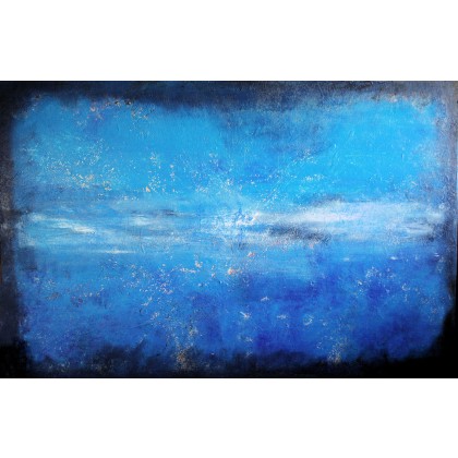 Wielki błękit, Katarzyna Gątkiewicz, obrazy akryl