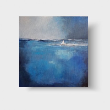 Morze- obraz akrylowy, Paulina Lebida, obrazy akryl