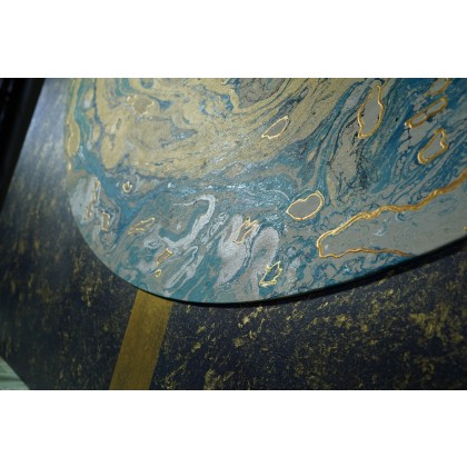 Aleksandra Semeniuk  - olej + akryl - Planeta na niebie foto #2