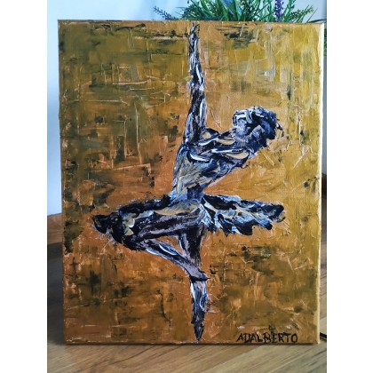 Wojciech Adalberto - obrazy akryl - DANCER foto #1