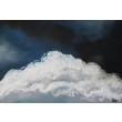 Chmury- dwa rysunki pastelami
