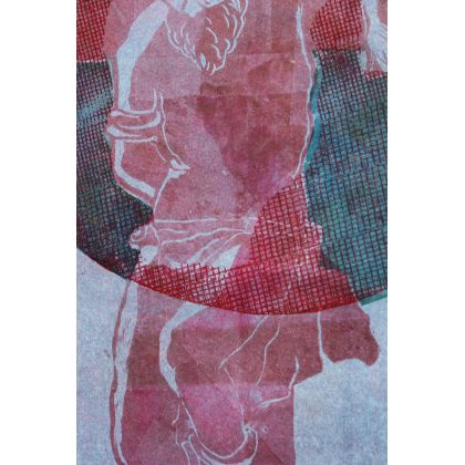 Marlena Kuć - grafika warsztatowa - Grafika Chrystus na krzyżu foto #2