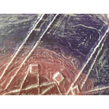 Krystyna Ciećwierska - obrazy tech. mieszana - fiolettt dla Pani Iwony foto #1