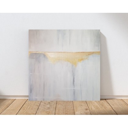 Abstrakcja ze złotem, Paulina Lebida, obrazy akryl