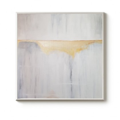 Paulina Lebida - obrazy akryl - Abstrakcja ze złotem foto #1