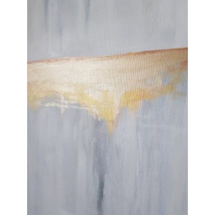 Paulina Lebida - obrazy akryl - Abstrakcja ze złotem foto #3