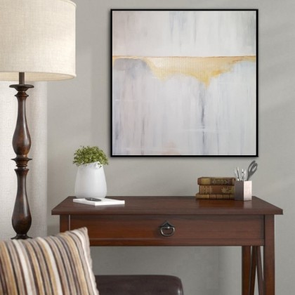 Paulina Lebida - obrazy akryl - Abstrakcja ze złotem foto #4