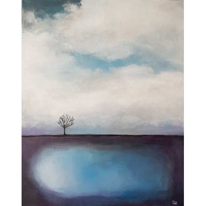 Drzewo - obraz akrylowy, Paulina Lebida, obrazy akryl