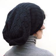 CZAPKA OVERSIZE CZARNA